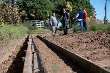 Avances en obras y mejoras de los servicios en González Moreno