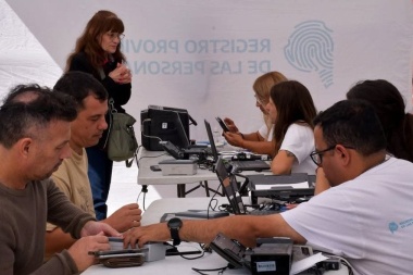 El Registro de las Personas realiza documentos en todas las localidades de Rivadavia