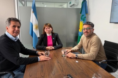 Juanci Martínez gestionó ante provincia por el Polo Judicial y Viviendas