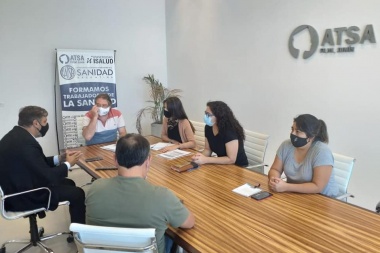 Ministerio de Trabajo de Nación y ATSA articulan capacitaciones para personal de salud
