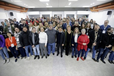 Gauna participó del plenario para delegados del Ministerio de Trabajo
