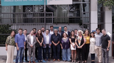 Gauna participó de la reunión de gabinete del Ministerio de Trabajo bonaerense