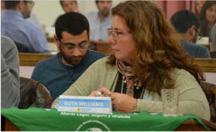 Concejal Ruth Williams, de Unidad Ciudadana 