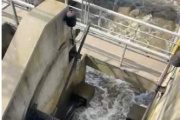 Advierten fallas en una compuerta de la Mar Chiquita y reclaman a Hidráulica provincial