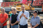 Petrecca destacó la reactivación del Paso Bajo Nivel y anunció nuevas obras
