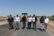 Katopodis recorrió las obras de repavimentación de la Ruta del Cereal, central para la cuarta