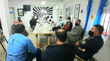 Autoridades del ministerio de seguridad bonaerense visitaron Junín