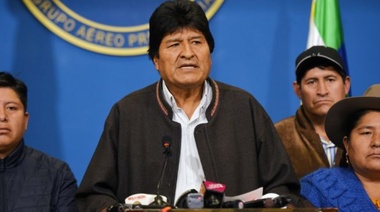 El PJ de Junín apoyó a Evo Morales tras su renuncia y denunció golpe de estado en Bolivia