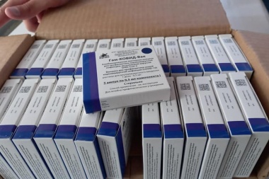Llegaron a Junín 2400 nuevas dosis del primer componente de la vacuna Sputnik V