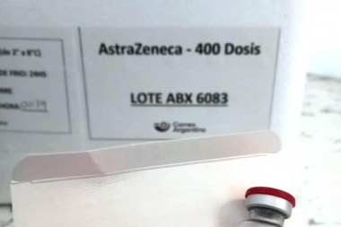 Llegaron a Junín 800 vacunas de AstraZeneca para aplicar segundas dosis