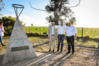 Recoulat y otros dos intendentes se reunieron en el punto tripartito de Garré