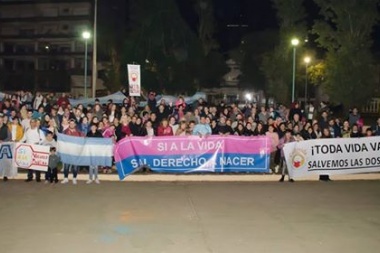 Hubo varias movilizaciones contra el aborto en el interior bonaerense