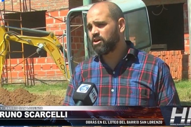 Continúan las obras del Banco de Tierras San Lorenzo de Alberti