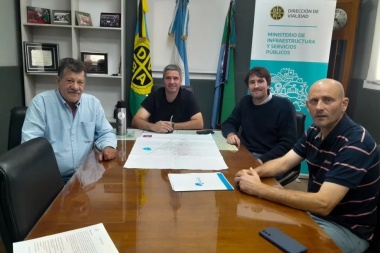 Alberti y Bragado gestionan obras ante Vialidad provincial