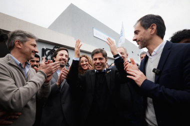 Kicillof en Junín: obras en salud, seguridad y "devolución" a Milei
