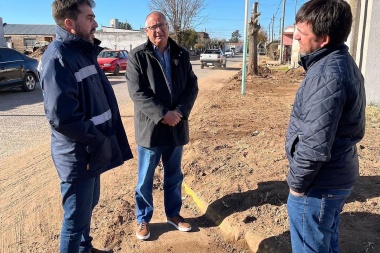 Comenzó la obra de cloacas en General Arenales