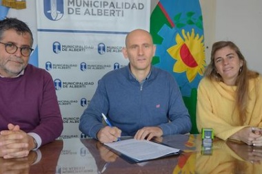 Lago firmó convenio con la UTN para generar nuevas posibilidades de estudio en Alberti