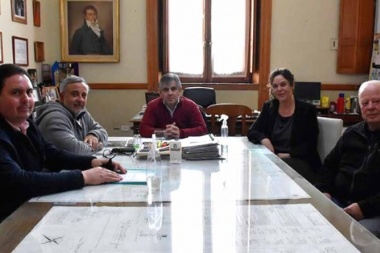 Britos recibió a la nueva Comisión Directiva del Parque Industrial