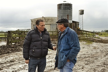 El PJ bonaerense se acerca al campo y se solidarizaron con los tamberos