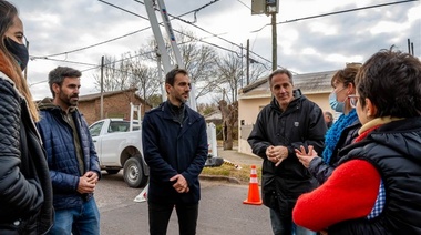 Colocaron cámaras de seguridad en un nuevo sector de Junín