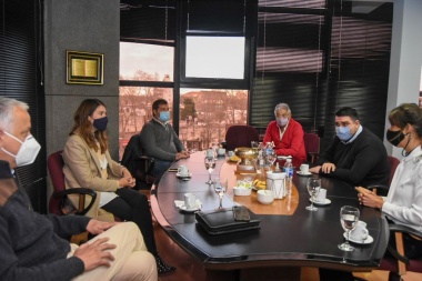 Muffarotto y Bozzano se reunieron con autoridades del Sindicato Empleados de Comercio