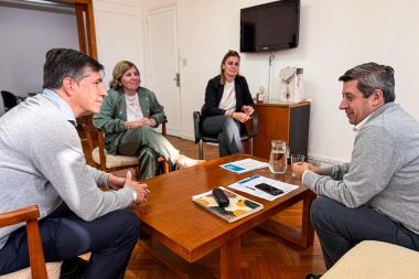 Reunión clave entre Flexas y funcionarios provinciales por la obra de cloacas en Baigorrita