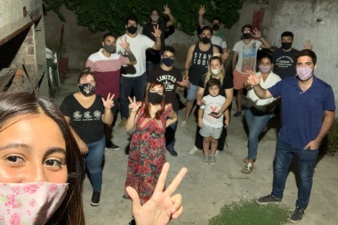 La Juventud Radical de campaña por la cuarta