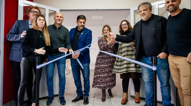 Bianco inauguró con Lago la ampliación del Centro Universitario en Alberti