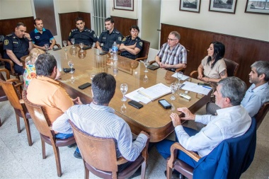 Nueva reunión entre funcionarios de Seguridad y la Cámara de Comercio e Industria