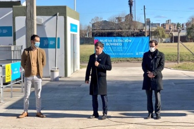 Kicillof estuvo en Junín y pidió a Petrecca que "controle" y "cumplamos las normas"