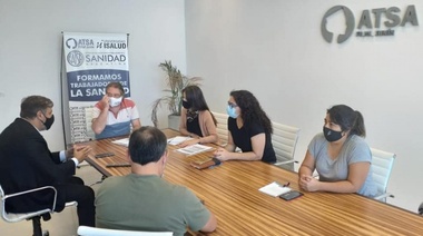 Ministerio de Trabajo de Nación y ATSA articulan capacitaciones para personal de salud