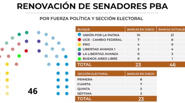 Quiénes ponen más bancas en juego y cómo se reconfigurará el poder