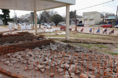 Avanzan obras de remodelación en el hospital de Bragado