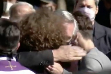 Junín: el dolor del Presidente en la despedida al ministro Mario Meoni