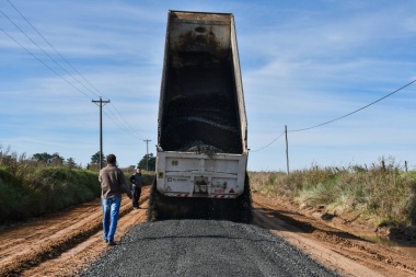 Barenghi estuvo en el inicio de las tareas sobre el acceso a una localidad