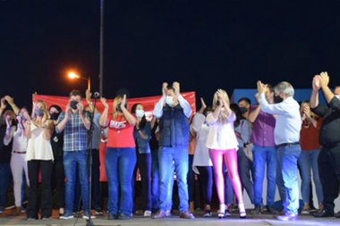 Primero Chivilcoy cerró su campaña: "vamos por la mayoría para que no nos pongan palos en la rueda"