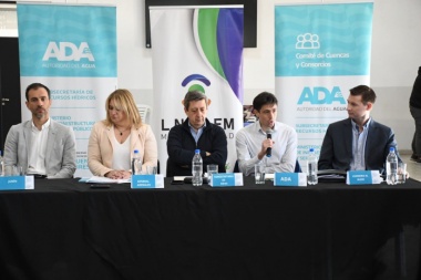 Revilla preside el Comité de Cuenca del Río Salado y Petrecca es el vice