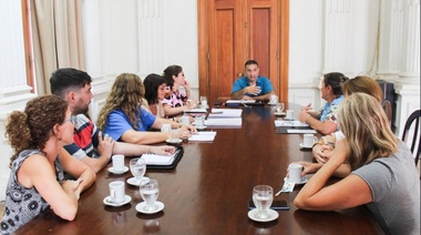 Reunión con el jefe distrital de Educación en la previa del inicio del ciclo lectivo