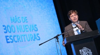 Kicillof quiere seguir y empuja la candidatura de Cristina en nación