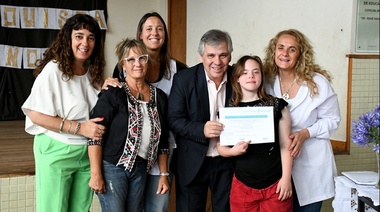 Britos destacó que la inclusión de jóvenes con discapacidad es una política de Estado en Chivilcoy