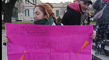 En Junín también hubo manifestación tras el veto de Milei
