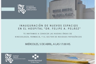El municipio de Ameghino inaugura nueva infraestructura en el hospital
