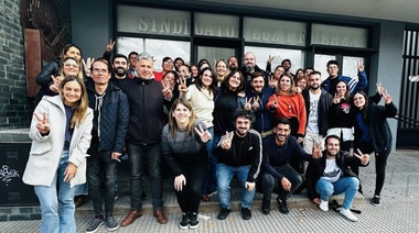 La Cámpora de la cuarta en Chacabuco: "siempre con Cristina", expresaron