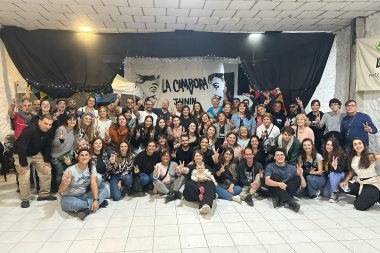 La Cámpora de la cuarta se agrupó Junín: "siempre con Cristina"