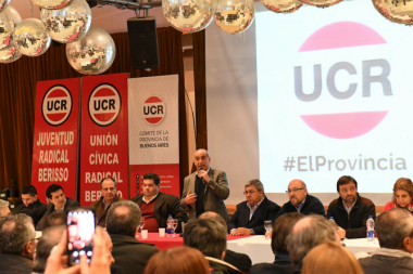 El radicalismo bonaerense expresó "apoyo al gobierno" en la crisis