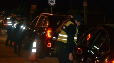 Operativos de seguridad sobre el corredor nocturno en Chacabuco