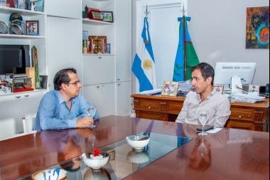 Petrecca recibió a Meneses y comprometieron acciones conjuntas para el Hospital