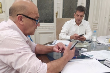 Massa recibió al referente del FR de Trenque Lauquen