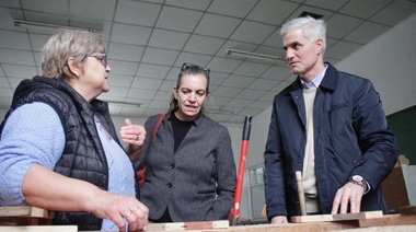 Rossi destacó la articulación entre educación, trabajo y producción en su visita a Pellegrini