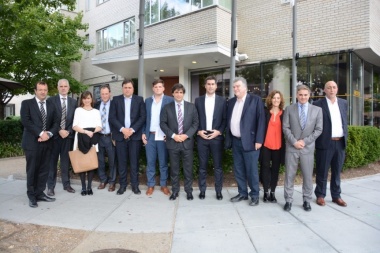 Giaccone en Washington con Lacunza y legisladores de la oposición